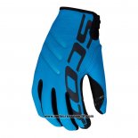 2021 Motocross Ciclismo Scott Guanti Dita Lunghe Blu