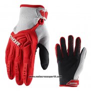 2021 Motocross Ciclismo Thor Guanti Dita Lunghe Rosso