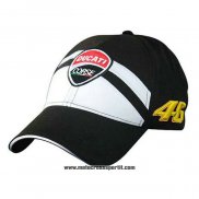 2020 Moto GP Ciclismo Ducati Cappello Nero Bianco