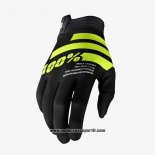 2020 Motocross Ciclismo 100 Guanti Dita Lunghe Nero