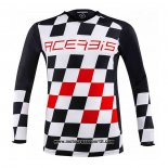 2020 Motocross Ciclismo Maglie Acerbis Manica Lunga Nero Rosso