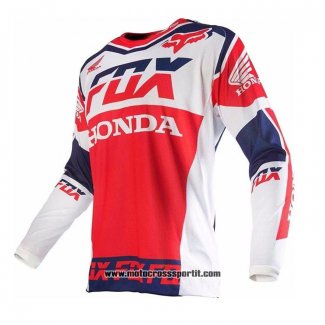 2020 Motocross Ciclismo Maglie FOX Manica Lunga Rosso