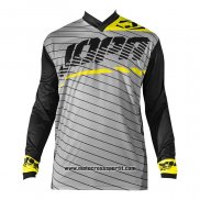 2020 Motocross Ciclismo Maglie Jopa Manica Lunga Grigio