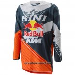 2020 Motocross Ciclismo Maglie KTM Manica Lunga Grigio Arancione