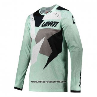 2020 Motocross Ciclismo Maglie Leatt Manica Lunga Chiaro Verde