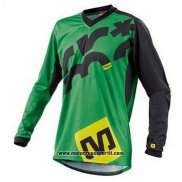 2020 Motocross Ciclismo Maglie Mavic Manica Lunga Verde