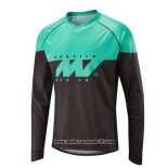 2020 Motocross Ciclismo Maglie Morvelo Manica Lunga Nero Verde