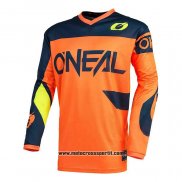 2020 Motocross Ciclismo Maglie Oneal Manica Lunga Arancione