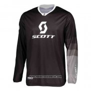 2020 Motocross Ciclismo Maglie Scott Manica Lunga Nero