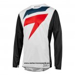 2020 Motocross Ciclismo Maglie Shift Manica Lunga Bianco