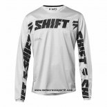 2020 Motocross Ciclismo Maglie Shift Manica Lunga Bianco