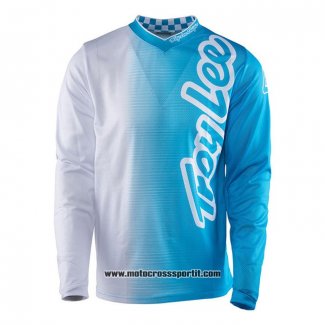 2020 Motocross Ciclismo Maglie TLD Manica Lunga Blu