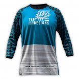 2020 Motocross Ciclismo Maglie TLD Manica Lunga Blu