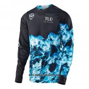 2020 Motocross Ciclismo Maglie TLD Manica Lunga Blu