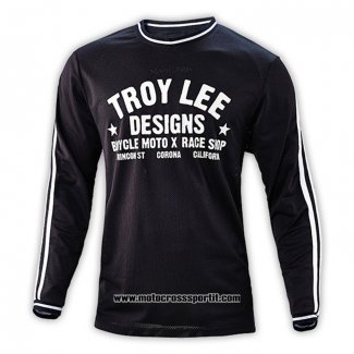 2020 Motocross Ciclismo Maglie TLD Manica Lunga Nero