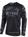 2020 Motocross Ciclismo Maglie TLD Manica Lunga Nero