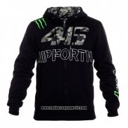 2020 Motocross Ciclismo Maglione VR 46 Manica Lunga Nero