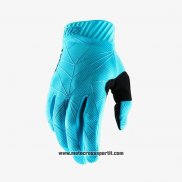 2020 Motocross Ciclismo 100 Guanti Dita Lunghe Blu