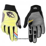 2020 Motocross Ciclismo Deft Family Guanti Dita Lunghe Giallo