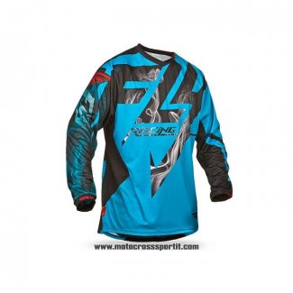 2020 Motocross Ciclismo Maglie FLY Manica Lunga Blu