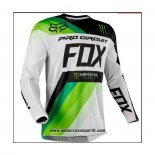 2020 Motocross Ciclismo Maglie FOX Manica Lunga Bianco