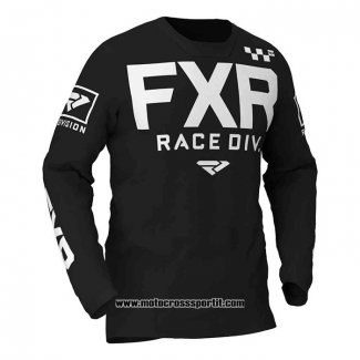 2020 Motocross Ciclismo Maglie FXR Manica Lunga Nero