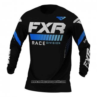 2020 Motocross Ciclismo Maglie FXR Manica Lunga Nero