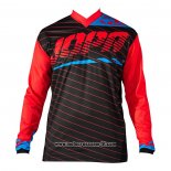 2020 Motocross Ciclismo Maglie Jopa Manica Lunga Nero Rosso