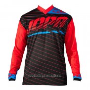 2020 Motocross Ciclismo Maglie Jopa Manica Lunga Nero Rosso