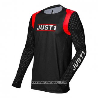 2020 Motocross Ciclismo Maglie Just 1 Manica Lunga Nero