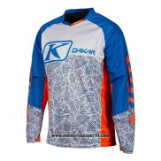 2020 Motocross Ciclismo Maglie Klim Manica Lunga Blu