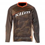 2020 Motocross Ciclismo Maglie Klim Manica Lunga Marrone