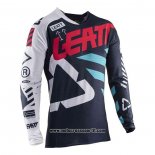 2020 Motocross Ciclismo Maglie Leatt Manica Lunga Scuro Blu