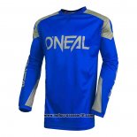 2020 Motocross Ciclismo Maglie Oneal Manica Lunga Blu