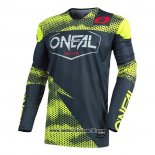 2020 Motocross Ciclismo Maglie Oneal Manica Lunga Giallo