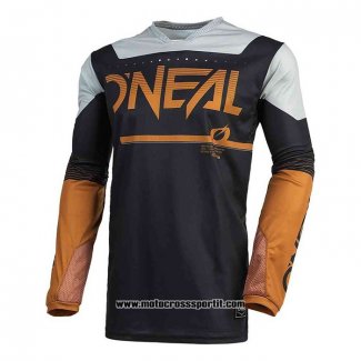 2020 Motocross Ciclismo Maglie Oneal Manica Lunga Nero