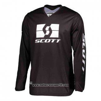 2020 Motocross Ciclismo Maglie Scott Manica Lunga Nero