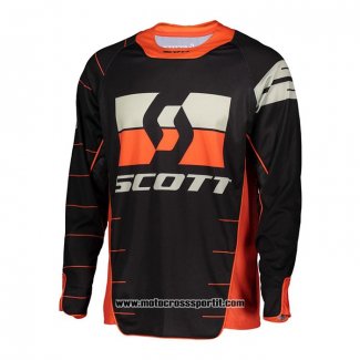 2020 Motocross Ciclismo Maglie Scott Manica Lunga Nero