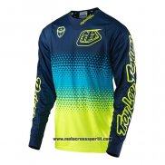 2020 Motocross Ciclismo Maglie TLD Manica Lunga Blu