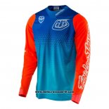 2020 Motocross Ciclismo Maglie TLD Manica Lunga Blu Rosso