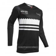 2020 Motocross Ciclismo Maglie Thor Manica Lunga Nero