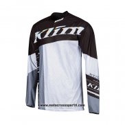 2021 Klim Motocross Ciclismo Maglie Manica Lunga Nero Bianco Grigio