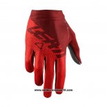 2021 Leatt Motocross Ciclismo Guanti Dita Lunghe Rosso