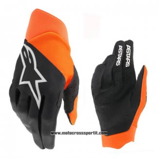 2021 Motocross Ciclismo Alpinestars Guanti Dita Lunghe Arancione