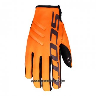 2021 Motocross Ciclismo Scott Guanti Dita Lunghe Arancione