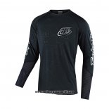 2021 TLD Motocross Ciclismo Maglie Manica Lunga Nero