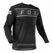 2020 Motocross Ciclismo Maglie FOX Manica Lunga Nero