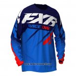 2020 Motocross Ciclismo Maglie FXR Manica Lunga Blu