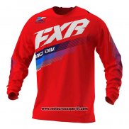 2020 Motocross Ciclismo Maglie FXR Manica Lunga Rosso