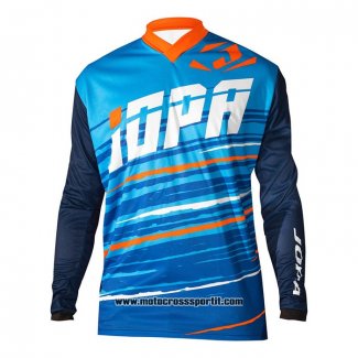 2020 Motocross Ciclismo Maglie Jopa Manica Lunga Blu